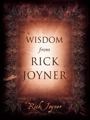 cover image of Wisdom from Rick Joyner